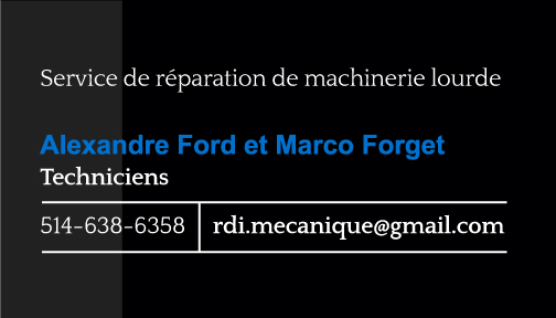 Mécanique RDI | 1101 Rue Nobel Local A, Sainte-Julie, QC J3E 1Z4, Canada | Phone: (514) 638-6358