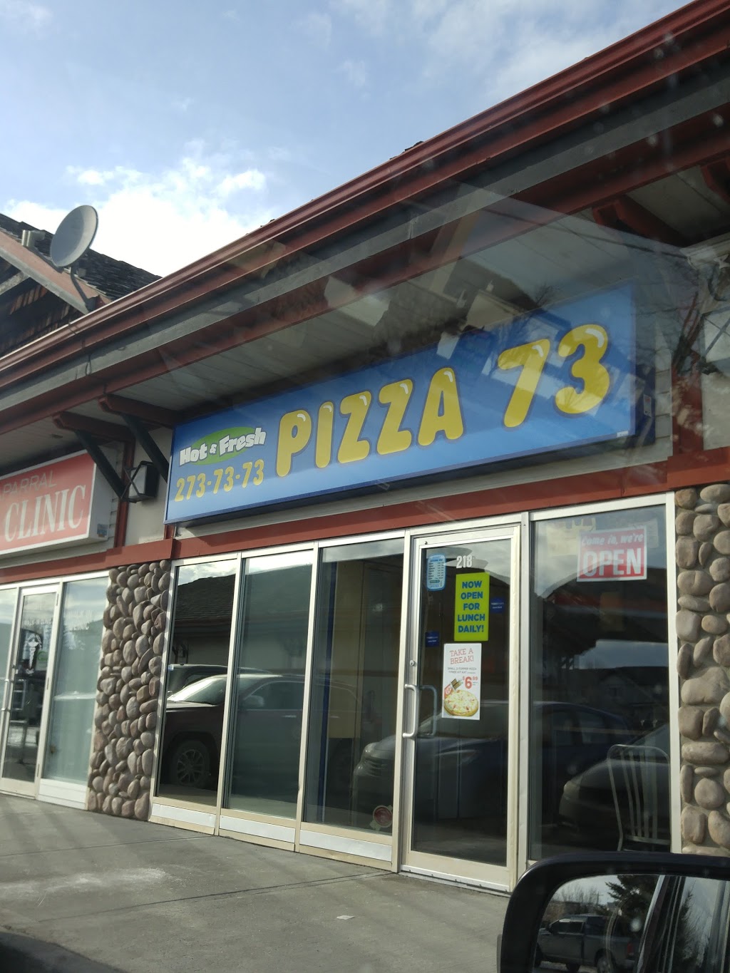 Pizza 73 | 10 Chaparral Dr SE #218, Calgary, AB T2X 3R7, Canada | Phone: (403) 273-7373