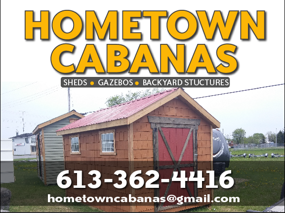 Hometown Cabanas | Box 63, 3481 Norman Lane, Monkland, ON K0C 1V0, Canada | Phone: (613) 362-4416