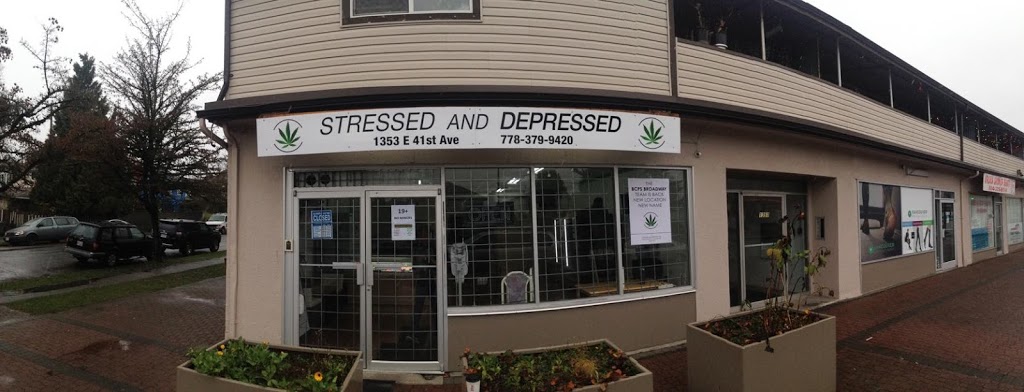 Stressed and Depressed Association | 1353 E 41st Ave, Vancouver, BC V5W 1R7, Canada | Phone: (778) 379-9420