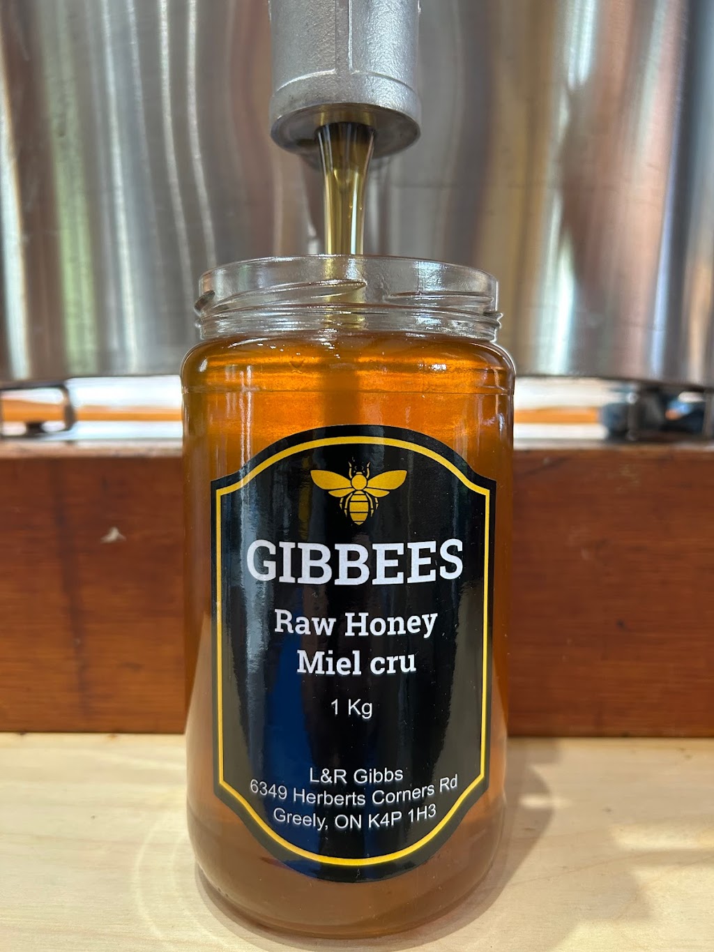 Gibbees Raw Honey | 6349 Herberts Corners Rd, Ottawa, ON K4P 1H3, Canada | Phone: (613) 222-5492