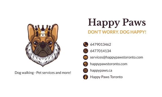 Happy Paws Toronto - Canada | 2961 Dufferin St, Toronto, ON M6B 3T2, Canada | Phone: (647) 901-3462