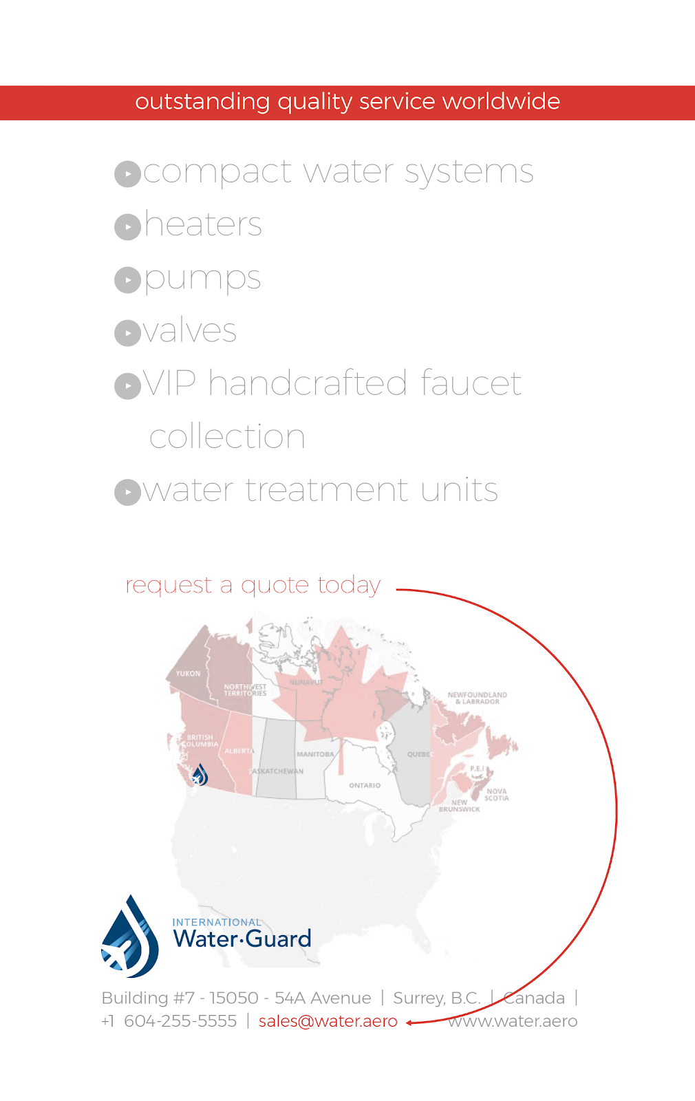 International Water-Guard Industries Inc | 15050 54a Ave Bldg. #7, Surrey, BC V3S 5X7, Canada | Phone: (604) 255-5555