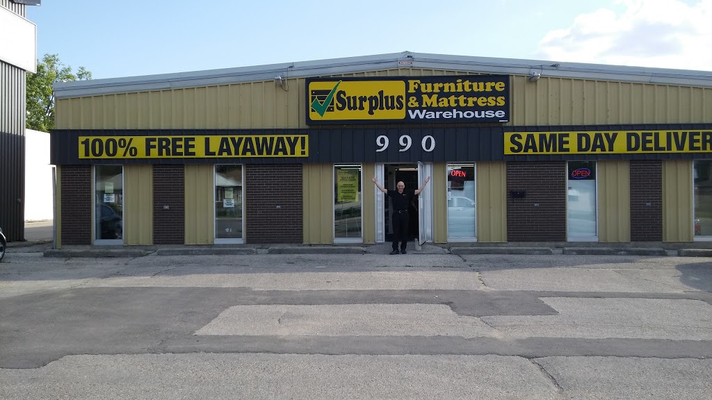 Surplus Furniture & Mattress Warehouse | 990 Nairn Ave, Winnipeg, MB R2L 0Y2, Canada | Phone: (204) 691-8283