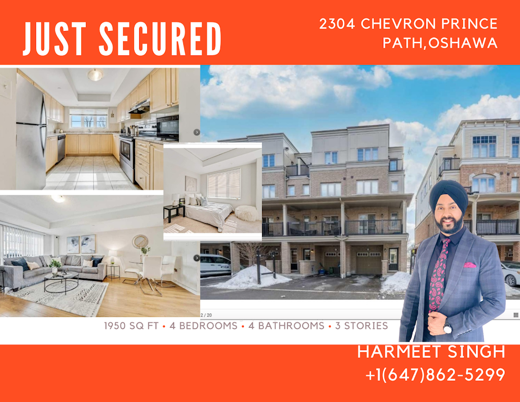 Realtor Harmeet Singh | Grandview St N, Oshawa, ON L1K 0Y2, Canada | Phone: (647) 862-5299