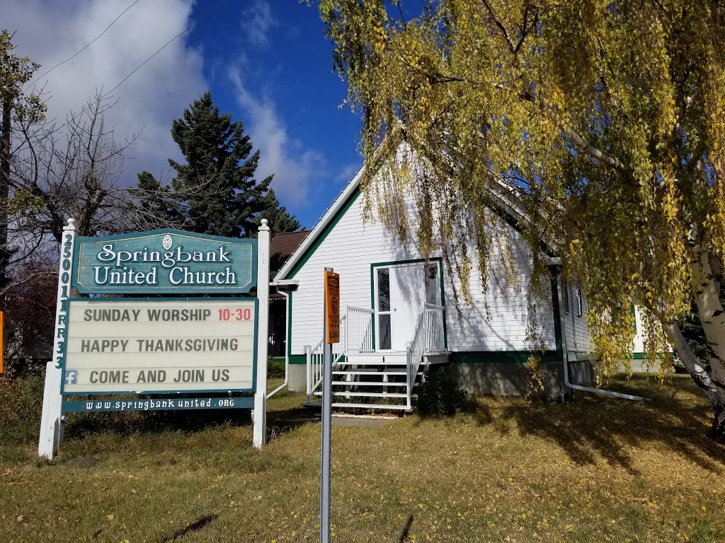 Springbank United Church | 250011 Range Road 33, Calgary, AB T3Z 1L2, Canada | Phone: (403) 288-9086