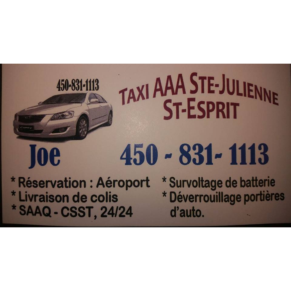 Taxi Ste-Julienne St-Esprit | 79 Av. Desrochers, Saint-Esprit, QC J0K 2L0, Canada | Phone: (450) 831-1113