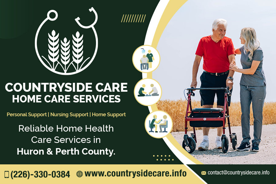 Countryside Care - Home Care Services | 286 Hazelton Ln, Exeter, ON N0M 1S3, Canada | Phone: (226) 330-0384