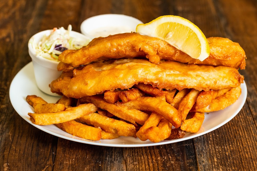 Union Jack Fish & Chips LTD Stoney Creek | 168 Barton St, Stoney Creek, ON L8E 4V6, Canada | Phone: (905) 662-2400