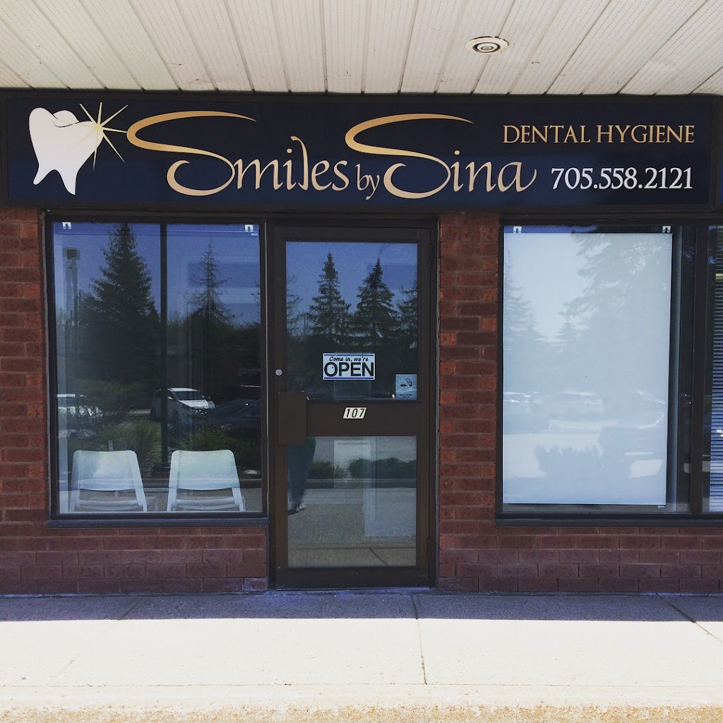 Smiles by Sina Dental Hygiene | 210 Memorial Ave #107, Orillia, ON L3V 7V1, Canada | Phone: (705) 558-2121