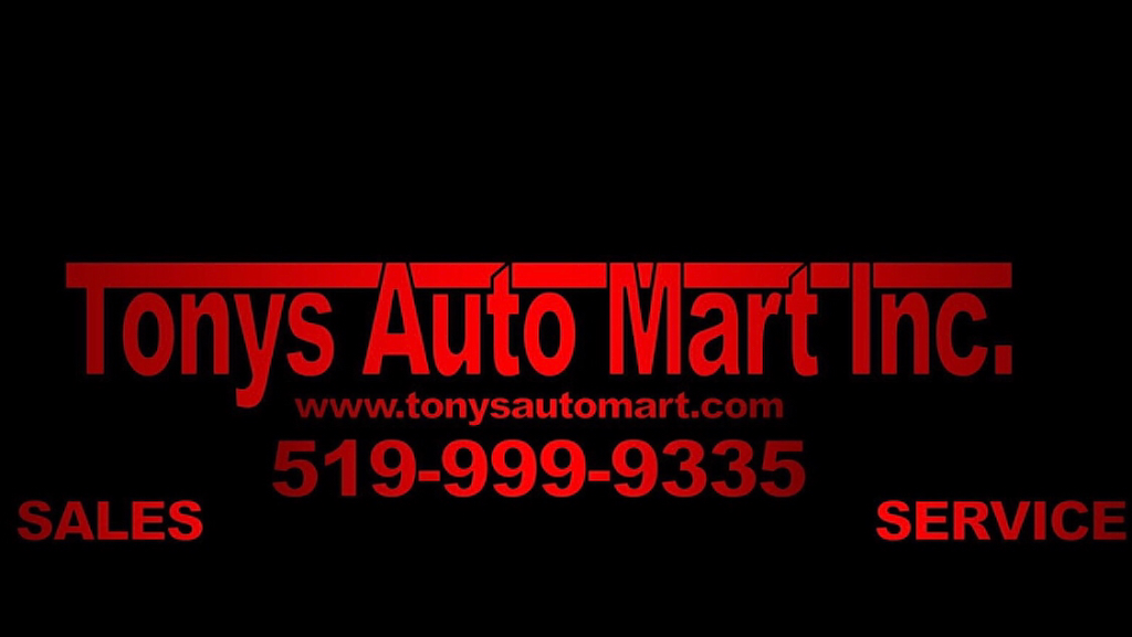 Tonys Auto Mart inc. | 206 Talbot St E, Leamington, ON N8H 3X6, Canada | Phone: (519) 999-9335