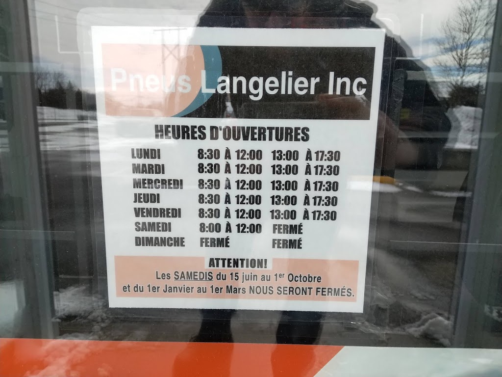 Pneus Langelier Inc | 10845 Rue Yamaska, Saint-Hyacinthe, QC J2T 5K2, Canada | Phone: (450) 799-4340