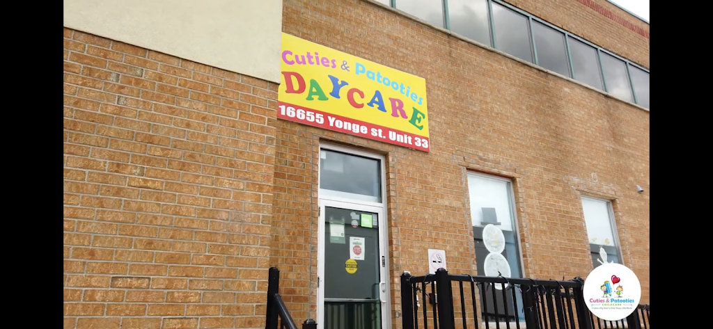 Cuties and Patooties Childcare | 16655 Yonge St Unit 33, Newmarket, ON L3X 1V6, Canada | Phone: (905) 252-7833