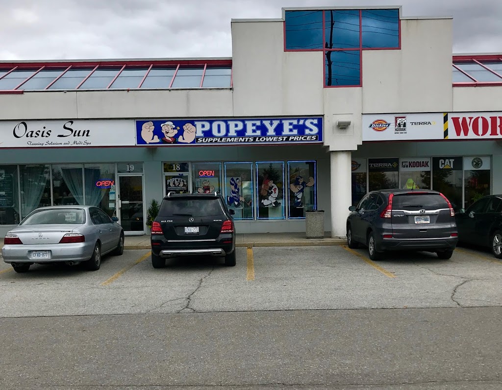 Popeyes Supplements Vaughan | 7887 Weston Rd Unit #18, Woodbridge, ON L4L 1A6, Canada | Phone: (905) 850-9300