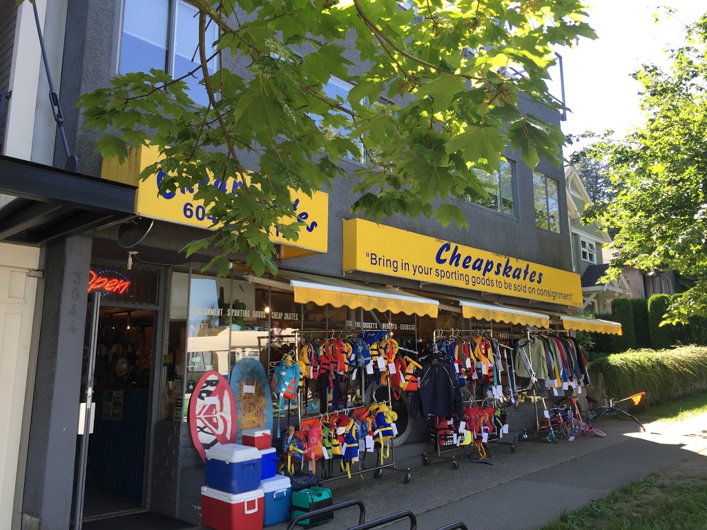 Cheapskates | 3644 W 16th Ave, Vancouver, BC V6R 3C4, Canada | Phone: (604) 222-1125