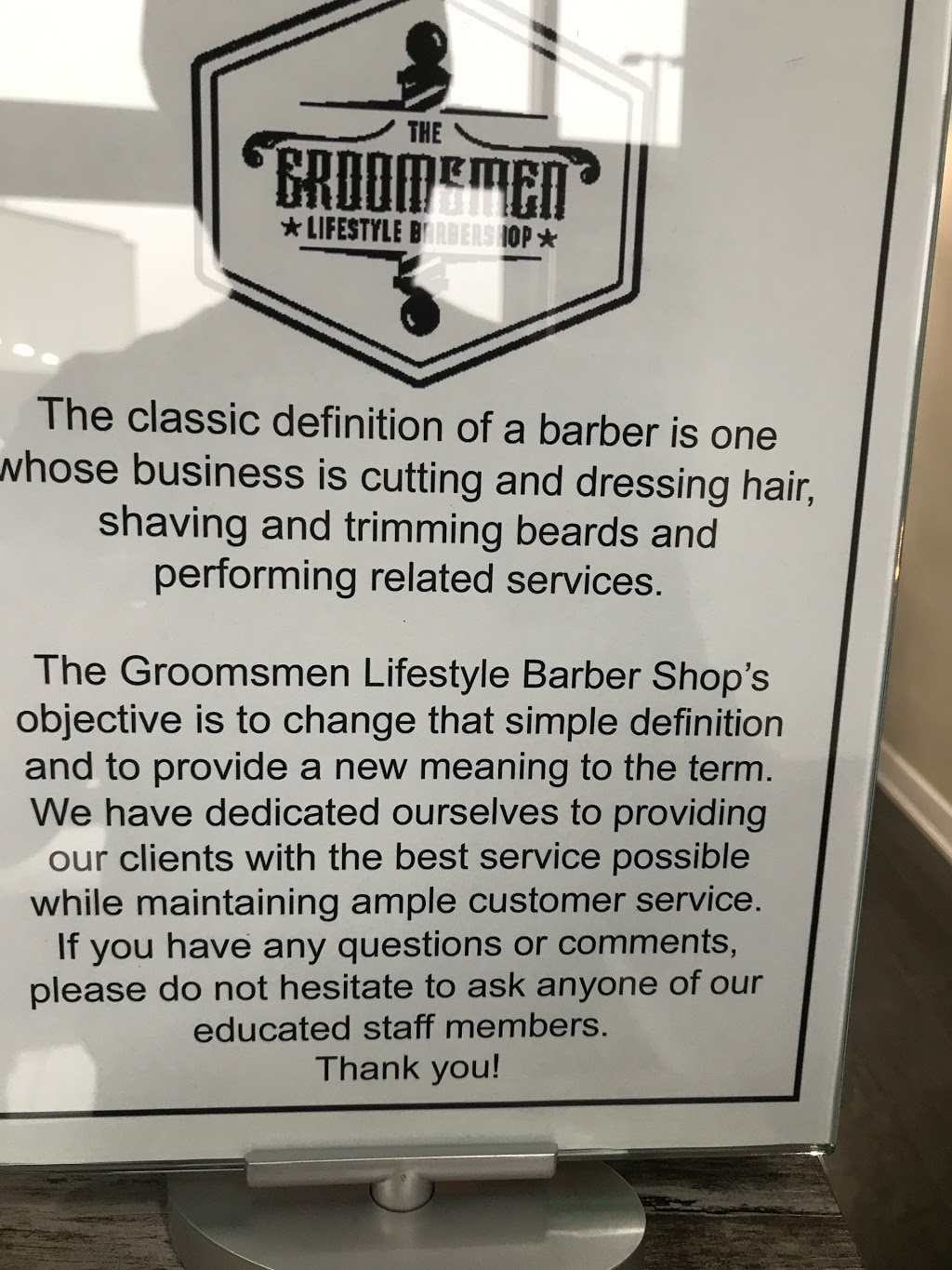 The Groomsmen Lifestyle Barbershop | 2630 Rutherford Rd Unit 102, Vaughan, ON L4K 0H2, Canada | Phone: (905) 832-7779
