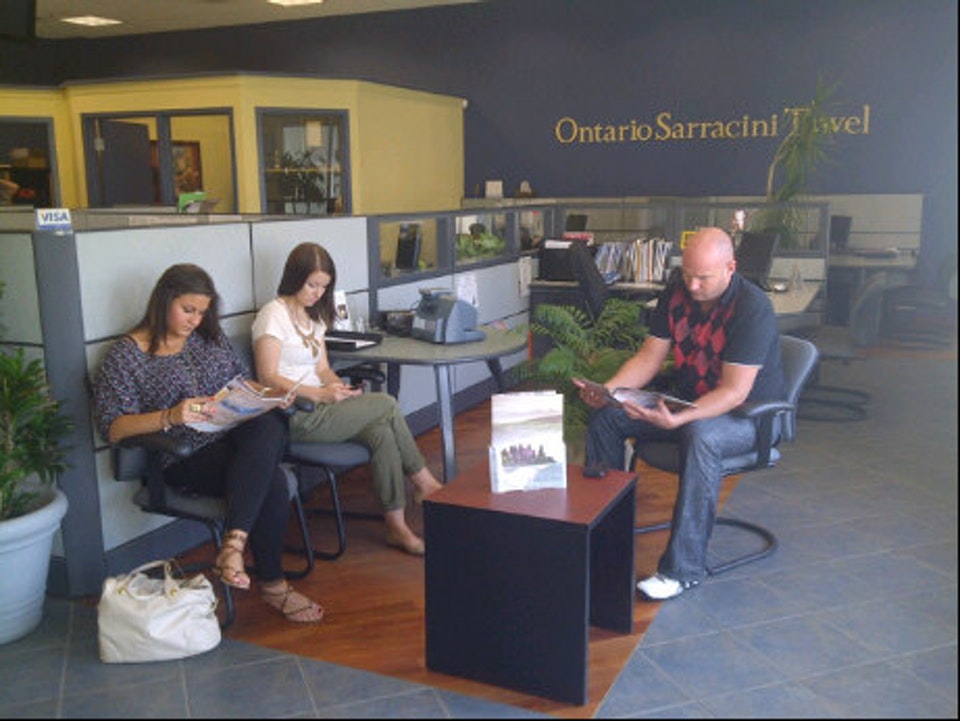 Ontario Sarracini Travel | 3175 Rutherford Rd #55, Concord, ON L4K 5Y6, Canada | Phone: (905) 695-4000
