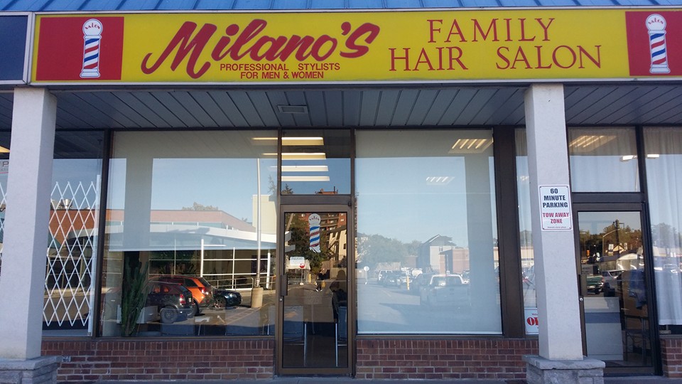 Milanos Family Hair Salon | 6161 Regional Rd 57, Niagara Falls, ON L2J 1A4, Canada | Phone: (905) 356-5972