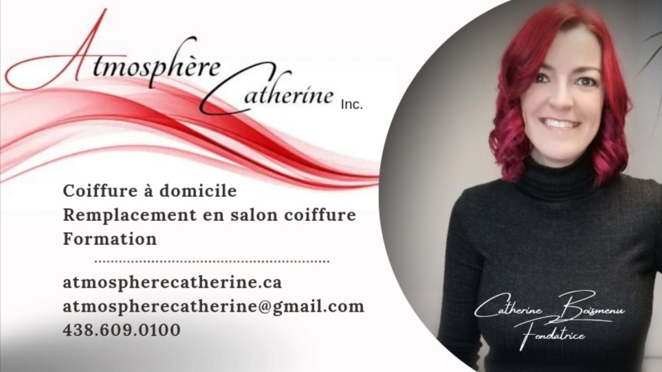 Atmosphère Catherine inc | 1077 Rue de la Colombière, Lévis, QC G6Z 2R6, Canada | Phone: (438) 609-0100