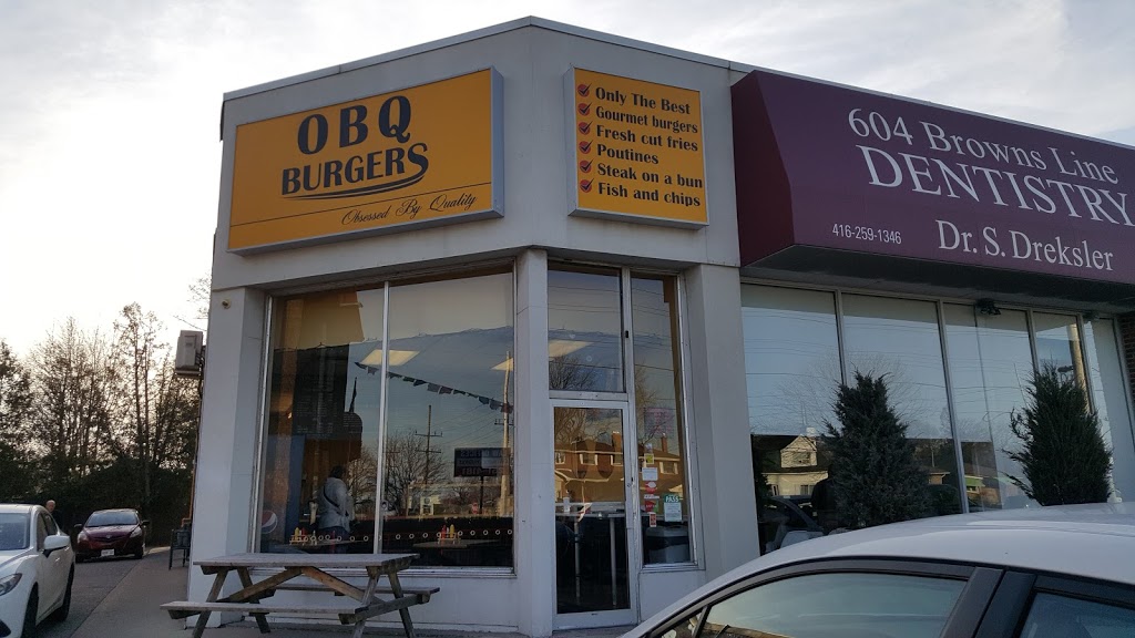 OBQ Burgers | 602 Browns Line, Etobicoke, ON M8W 3V5, Canada | Phone: (416) 253-0835