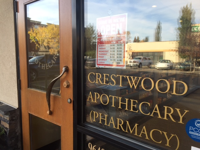 Crestwood Apothecary Pharmacy | 9648 142 St NW, Edmonton, AB T5N 4B2, Canada | Phone: (780) 455-6979