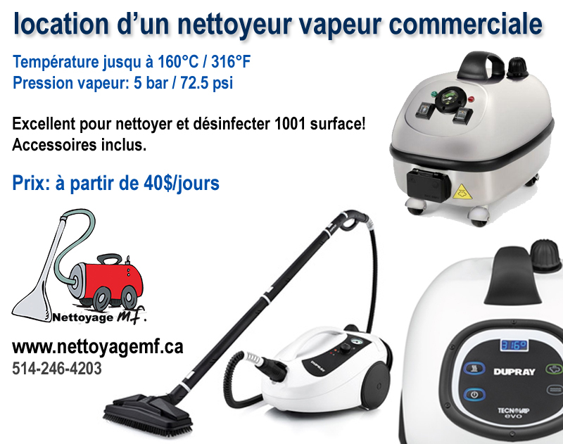 Nettoyage MF | 213 Rue des Marronniers, Saint-Eustache, QC J7R 6K6, Canada | Phone: (514) 246-4203