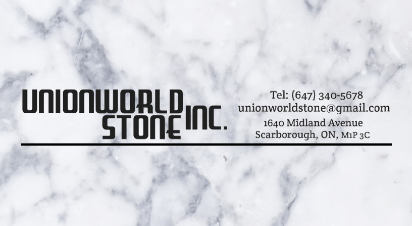 UNIONWORLD STONE INC. | 1640 Midland Ave, Scarborough, ON M1P 3C2, Canada | Phone: (647) 340-5678