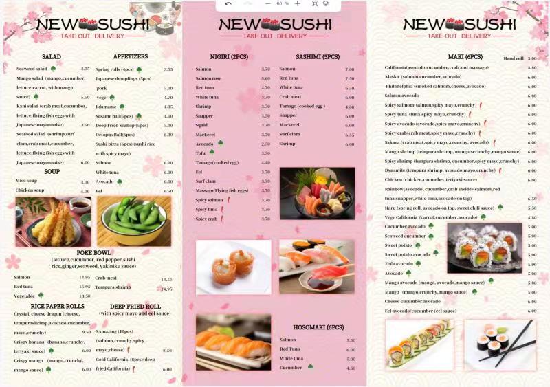 New Sushi | 2288 10th Line Rd c6, Ottawa, ON K4A 0X4, Canada | Phone: (613) 590-1888