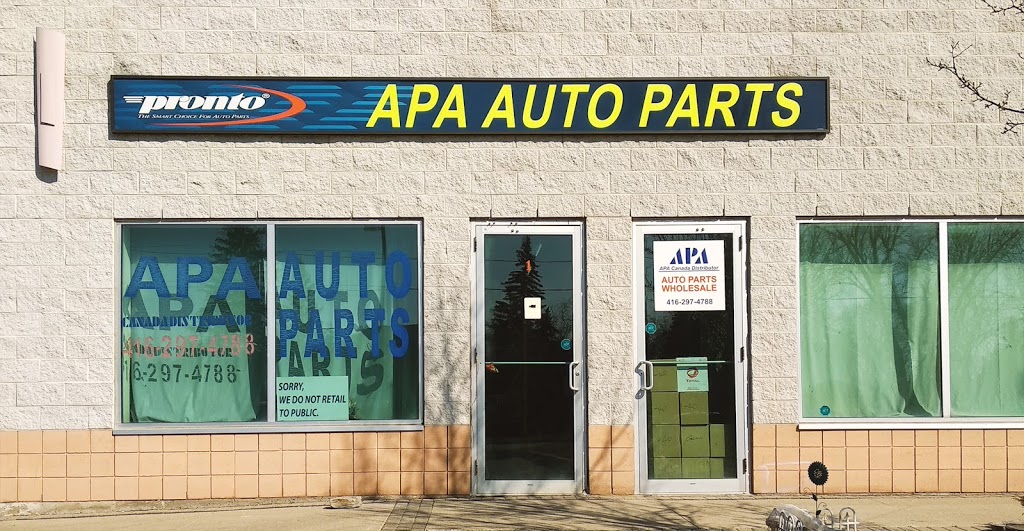 Apa Canada Auto Parts | 156 Bullock Dr, Markham, ON L3P 1W2, Canada | Phone: (416) 297-4788