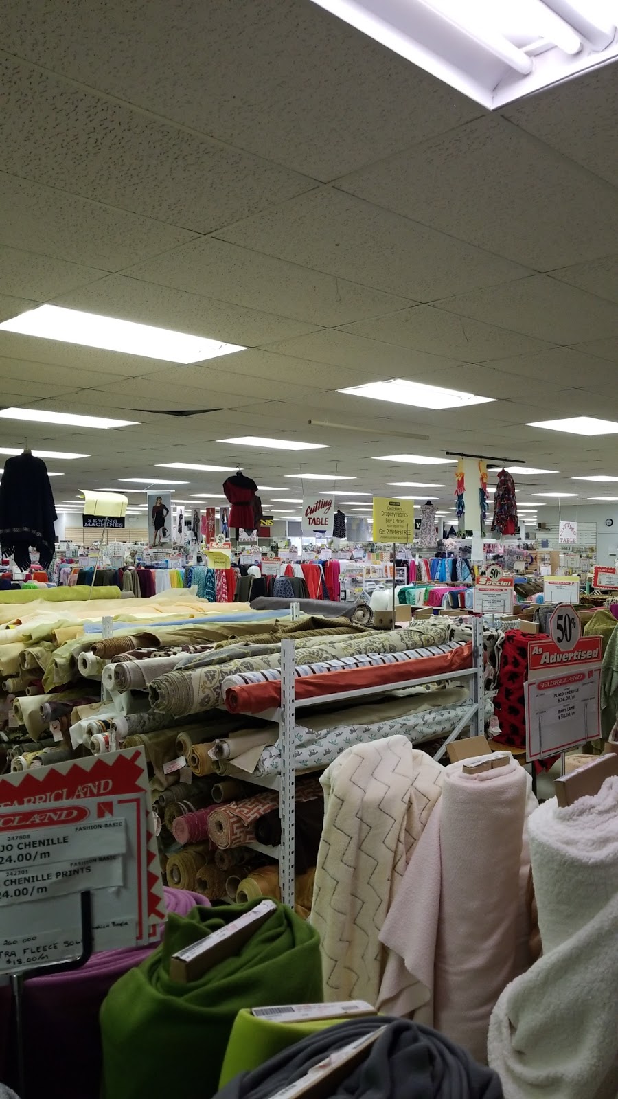 Fabricland | 34 Douglas Ave, Welland, ON L3C 1H2, Canada | Phone: (905) 734-3836