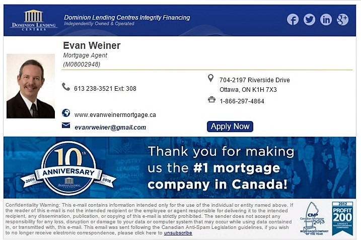 Evan Weiner Mortgage Agent | 2197 Riverside Dr., Ottawa, ON K1H 7X3, Canada | Phone: (613) 238-3521