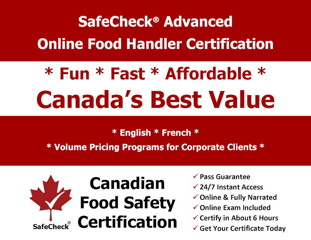 Canadian Food Safety Group | 5251 48 Ave SE, Calgary, AB T2B 3S2, Canada | Phone: (403) 460-5122