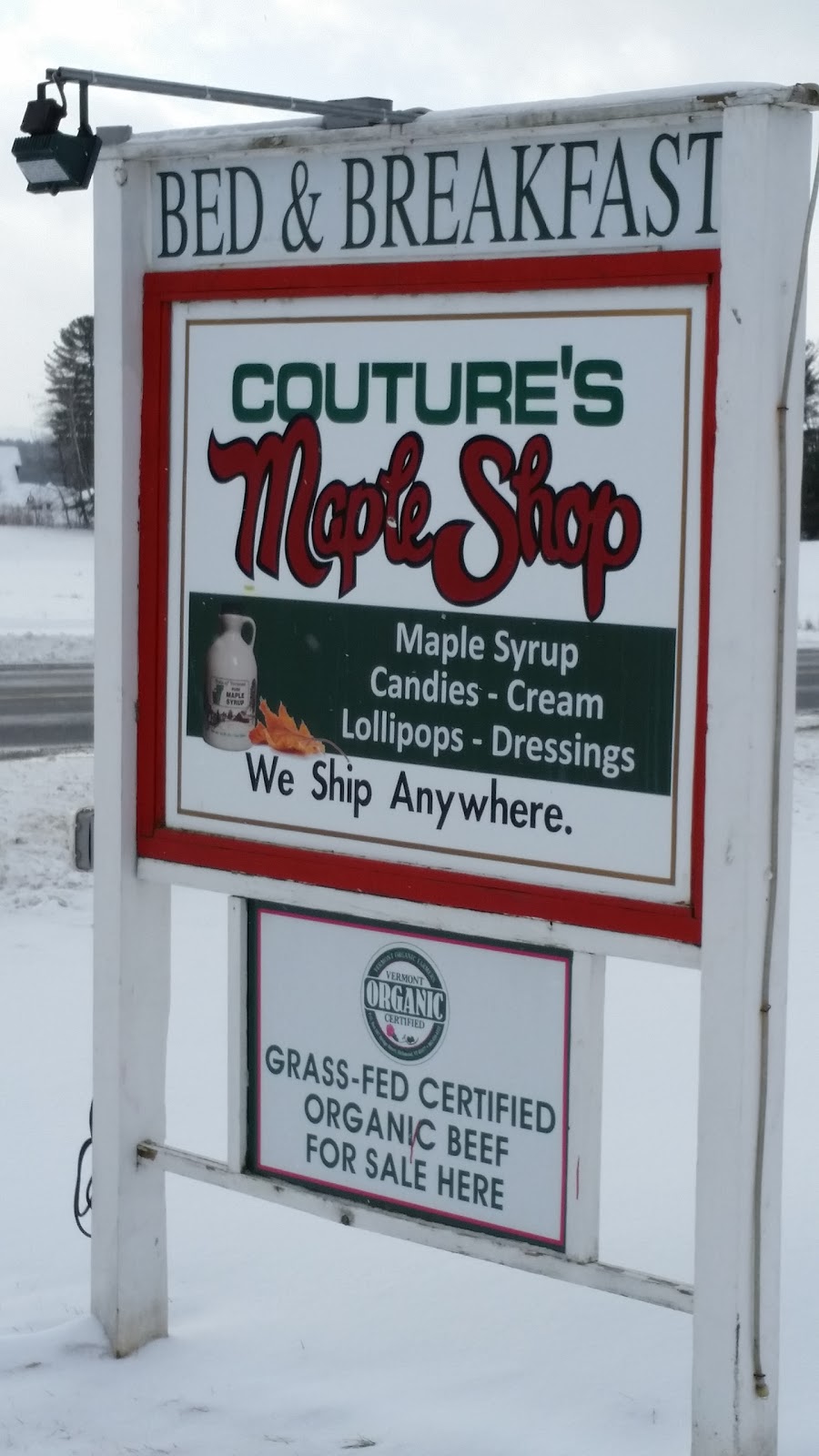 Coutures Maple Shop/B & B | 560 VT-100, Westfield, VT 05874, USA | Phone: (802) 744-2733