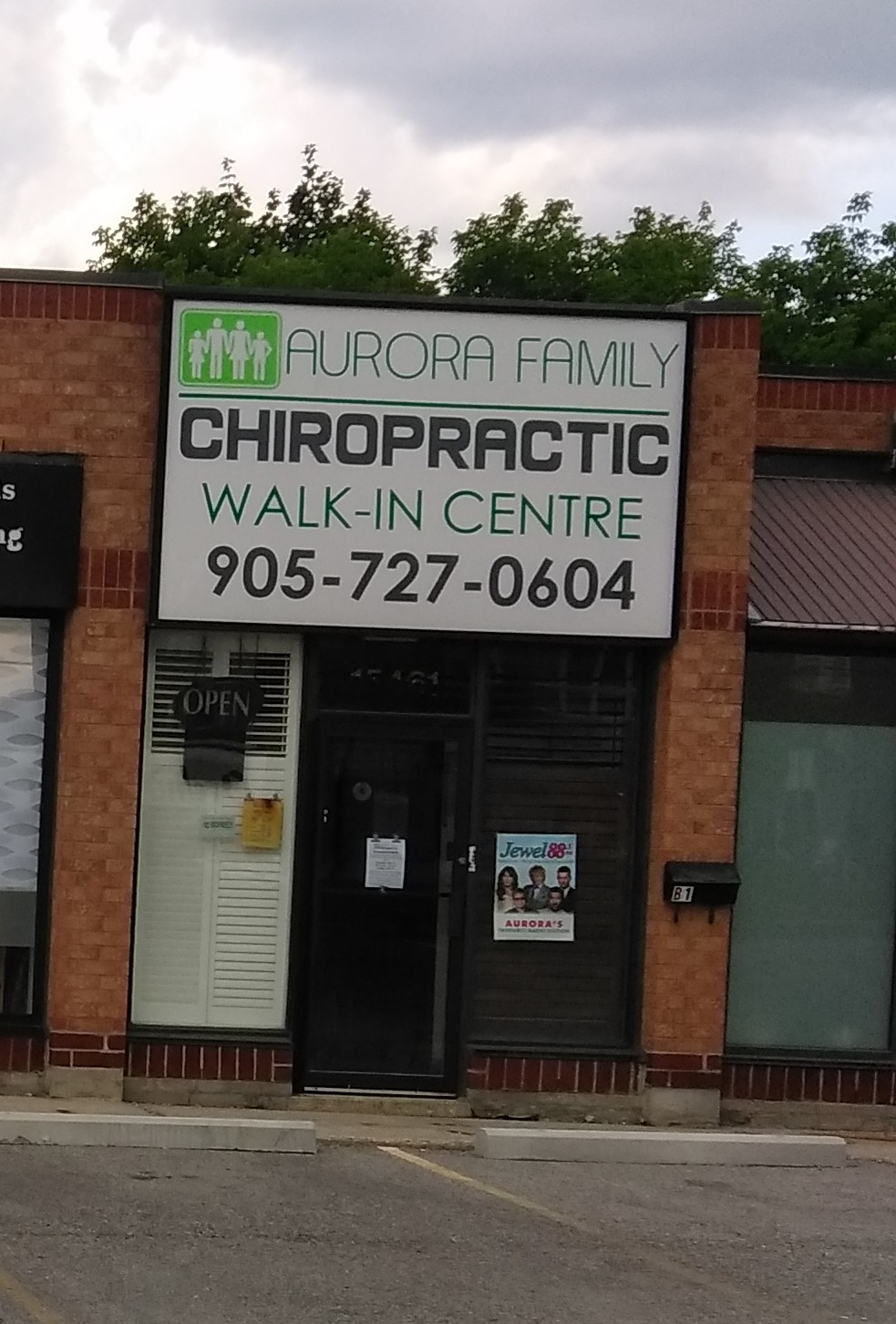 Aurora Family Chiropractic | 15461 Yonge St, #B1, Aurora, ON L4G 1P3, Canada | Phone: (905) 727-0604