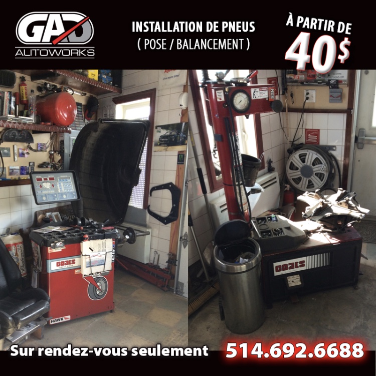 Garage GAD AutoWorks | 14043 Rue Leblanc, Mirabel, QC J7N 1R7, Canada | Phone: (514) 692-6688