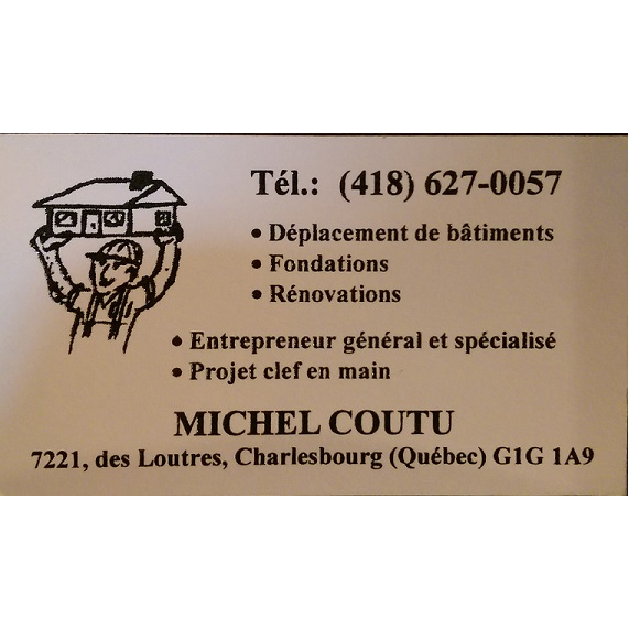 Déplacement De Bâtiments Michel Coutu | 7221 Rue des Loutres, Québec, QC G1G 1A9, Canada | Phone: (418) 627-0057