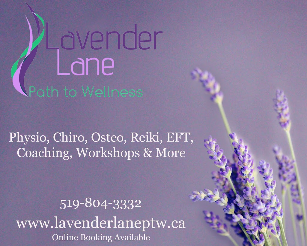 Lavender Lane Wellness Centre | 373 Bridge St W unit 2, Waterloo, ON N2K 3K3, Canada | Phone: (519) 804-3332