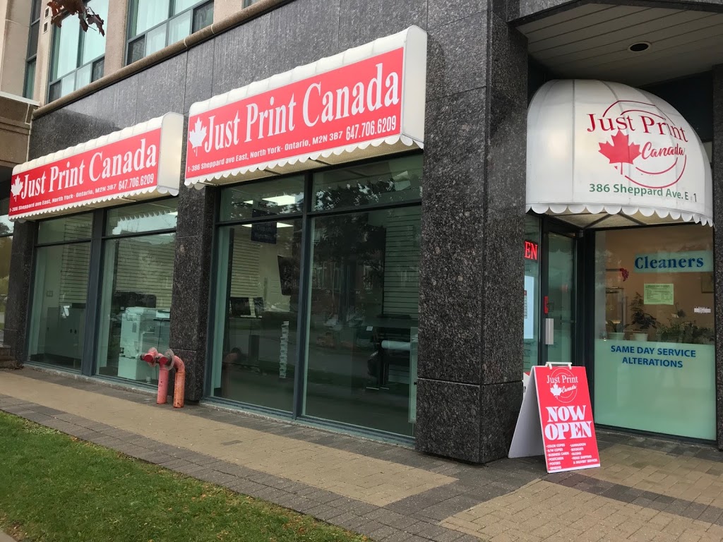 Just Print Canada Inc | 386 Sheppard Ave E, North York, ON M2N 3B7, Canada | Phone: (647) 706-6209