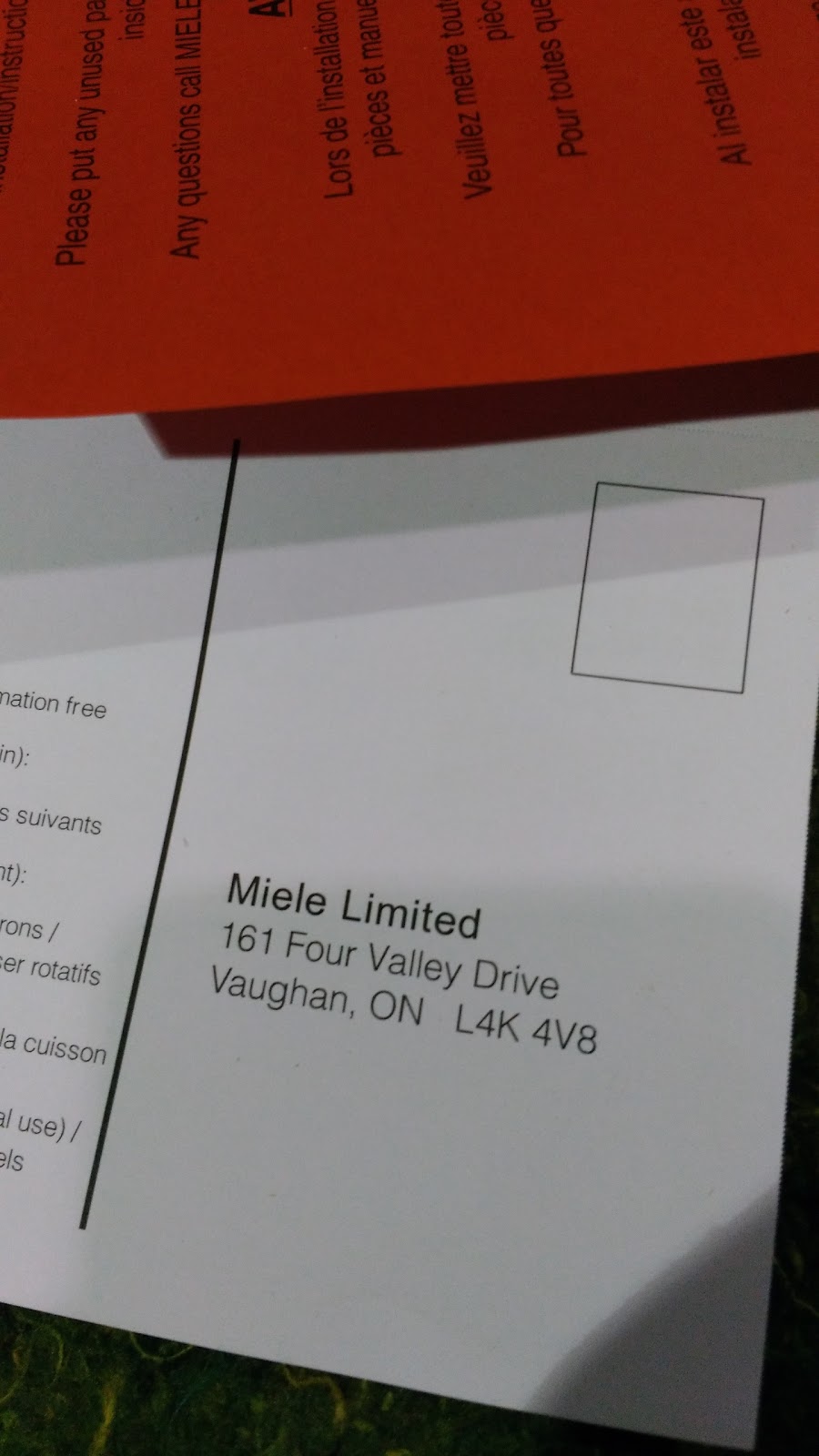 Miele Unboxed | 180 Biscayne Crescent, Brampton, ON L6W 4S1, Canada | Phone: (905) 532-2282