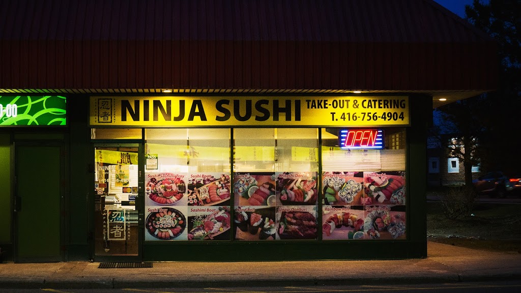 Ninja Sushi | 395 Bamburgh Cir d104, Scarborough, ON M1W 3Y1, Canada | Phone: (416) 756-4904