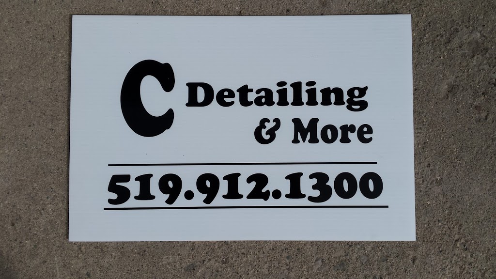 C Detailing & More | 597 Cedar St, Wingham, ON N0G 2W0, Canada | Phone: (519) 912-1300