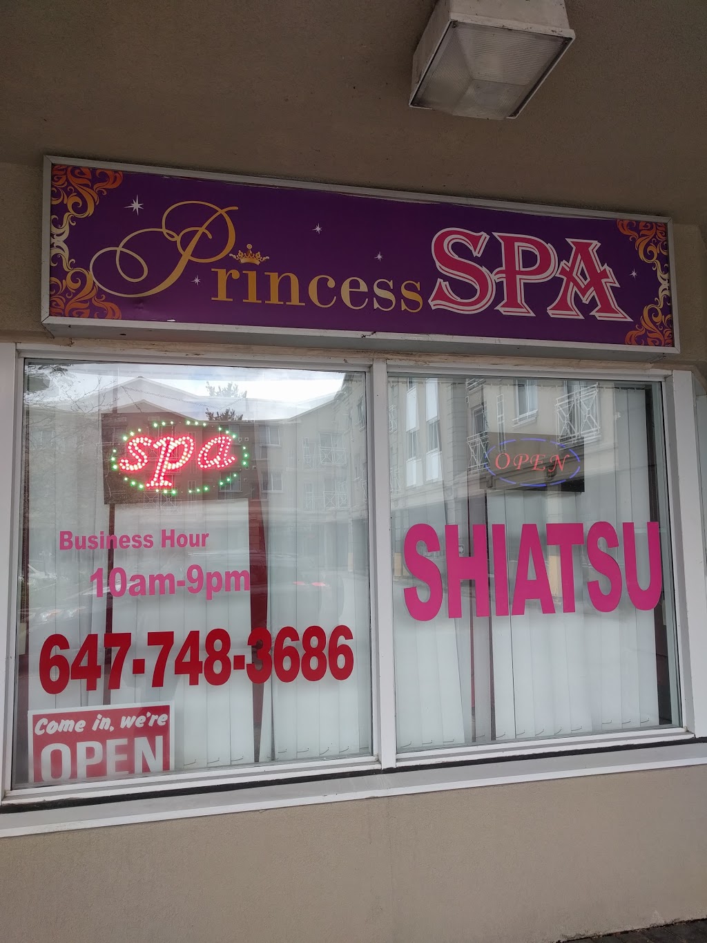 Princess Spa | 2351 Kennedy Rd #108, Scarborough, ON M1T 3G9, Canada | Phone: (647) 748-3686