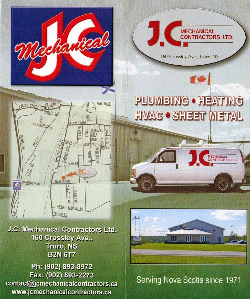 J.C. Mechanical Contractors Ltd. | 160 Crossley Ave, Truro, NS B2N 6T7, Canada | Phone: (902) 893-8972