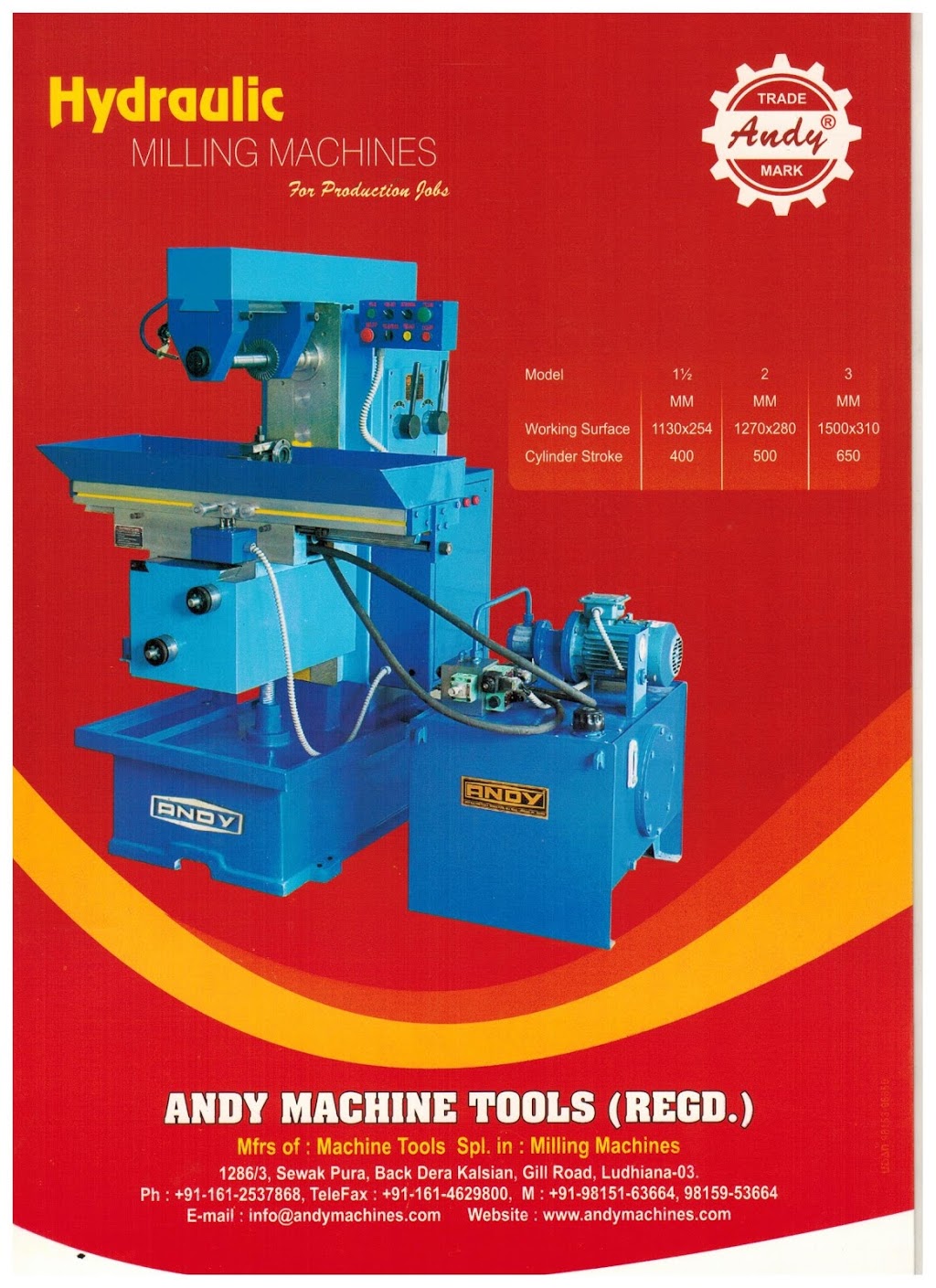 ANDY MACHINE TOOLS Brampton supplier details | 43 Montjoy Crescent, Brampton, ON L6S 3E6, Canada | Phone: (647) 939-1700