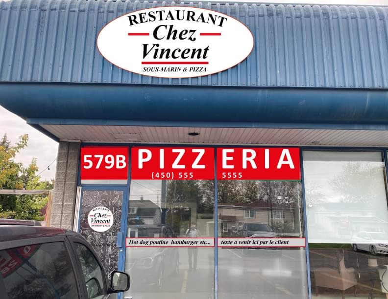Restaurant chez Vincent | 579 Bd Lacombe, Repentigny, QC J5Z 2R3, Canada | Phone: (450) 657-6000