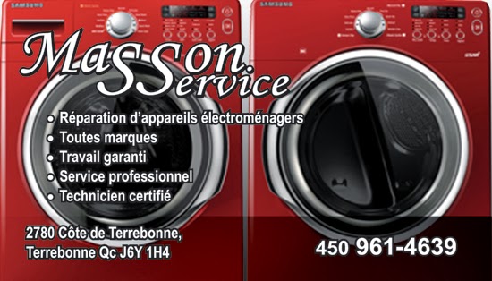 Appareils Masson Service | 2448 Rue de lAzalée, Terrebonne, QC J7M, Canada | Phone: (450) 477-4639