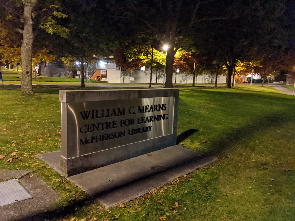 William C. Mearns Centre for Learning - McPherson Library | 3800 Finnerty Rd, Victoria, BC V8P 5C2, Canada | Phone: (250) 721-6673