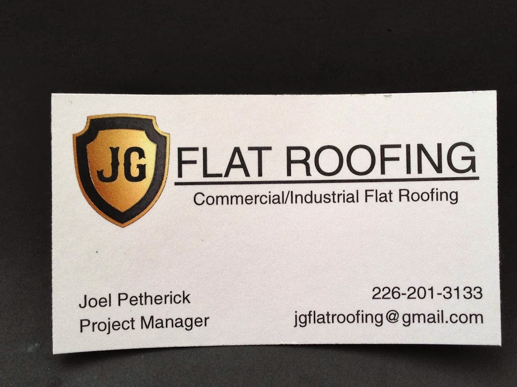 JG Flat Roofing | 229 Southwood Dr, Cambridge, ON N1S 3S6, Canada | Phone: (226) 201-3133