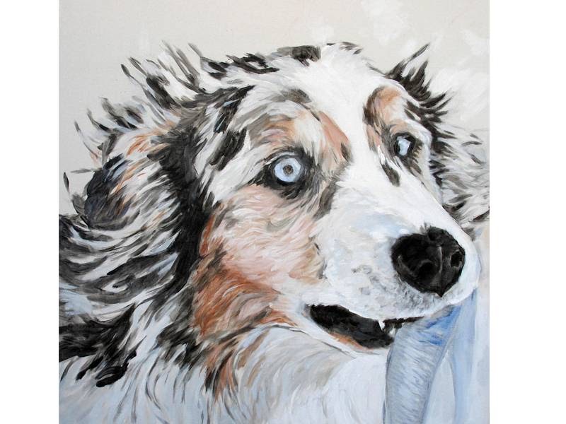 the Canvas Dog Custom Pet Portraits | 9 Balmy Ave, Toronto, ON M4E 3P5, Canada | Phone: (289) 723-0423