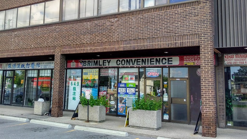 Brimley Convenience | 4435 Sheppard Ave E, Scarborough, ON M1S 1V3, Canada | Phone: (416) 299-4256